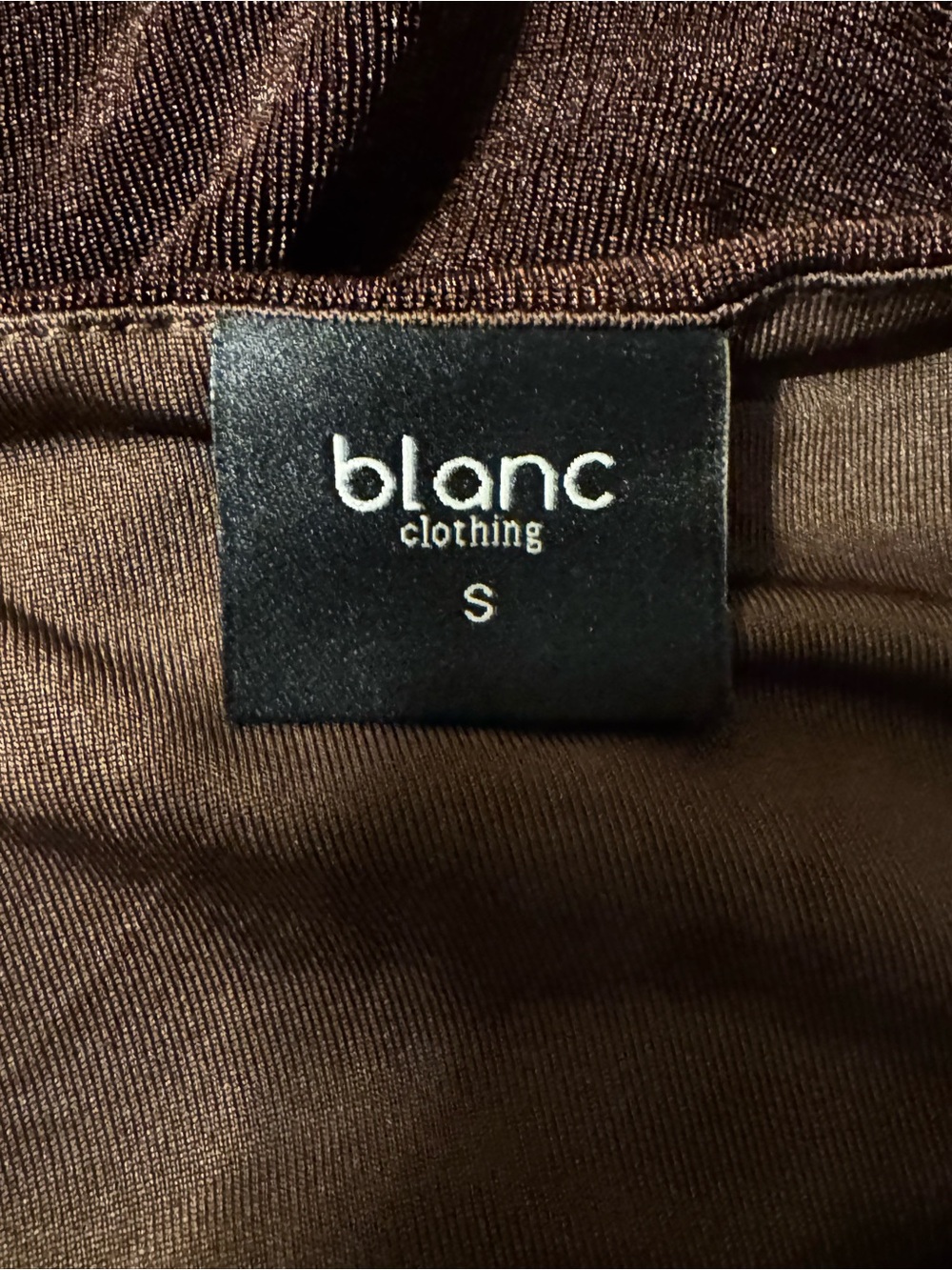 blanc clothing Brown Top - Small